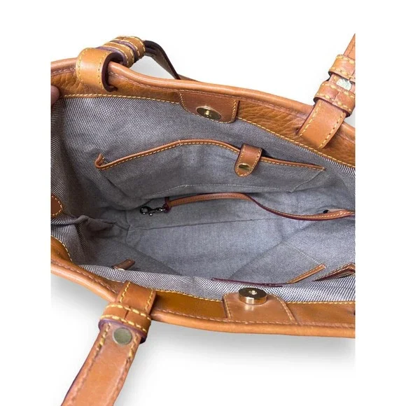 Dooney & Bourke Leather Convertible Shopper in Desert - Picture 4 of 14